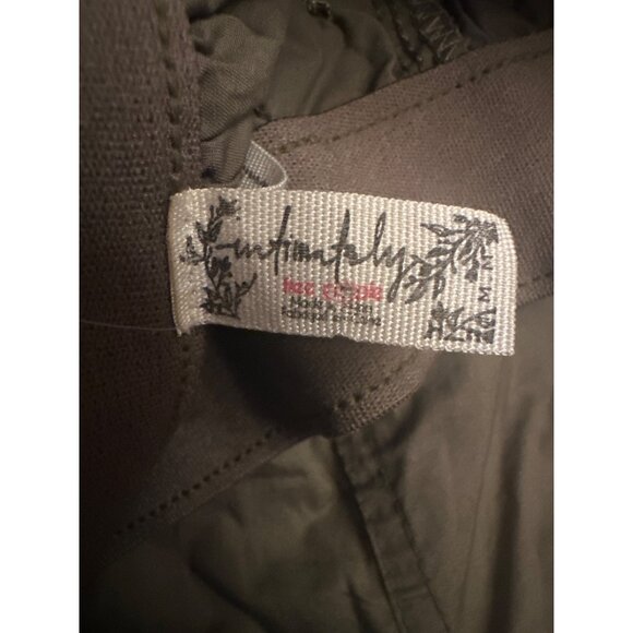 Intamately Free Two Pairs Of Womanly Boxer Shorts In Khaki & Blue Med - Picture 3 of 4